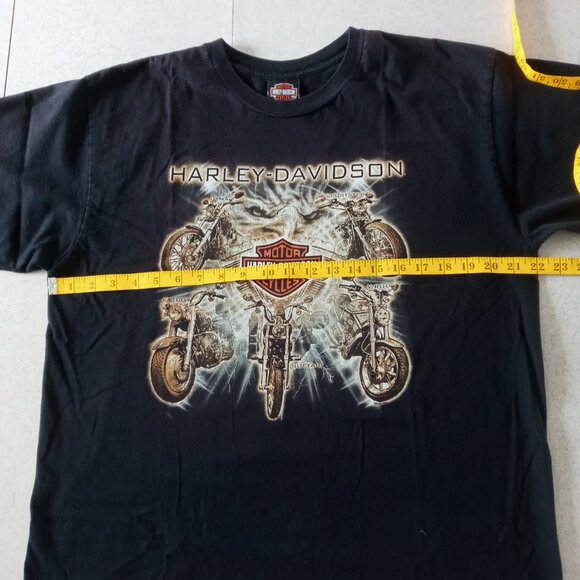 Harley Davidson 2007 black Cape Breton two sided graphic Tee Size XL - Picture 3 of 8